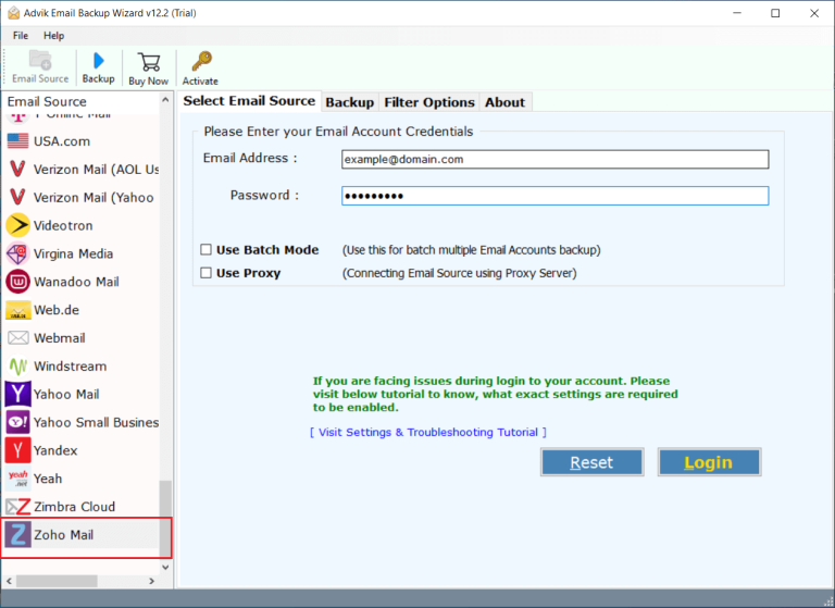 export emails from zoho mail to office 365