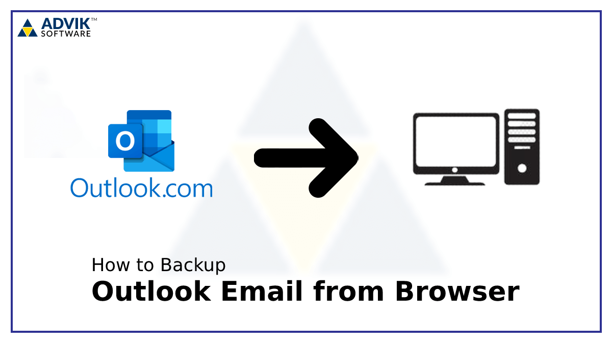 backup Outlook emails from Browser