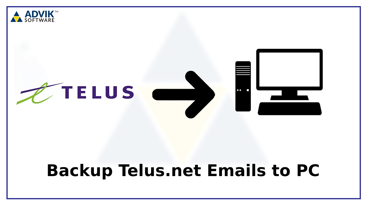 backup telus.net emails to pc