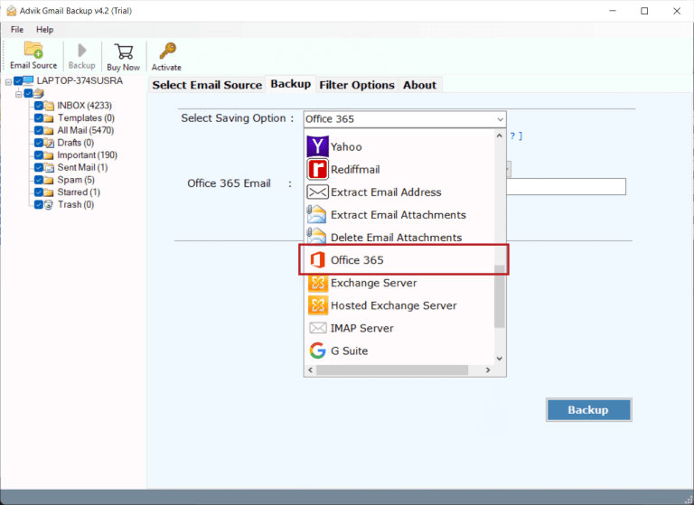 select office 365