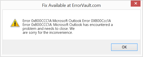 outlook issue