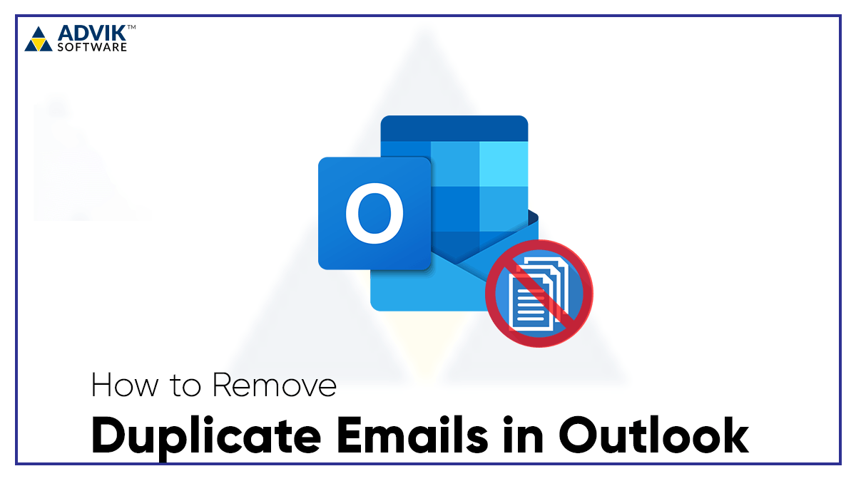 remove duplicate Emails in Outlook