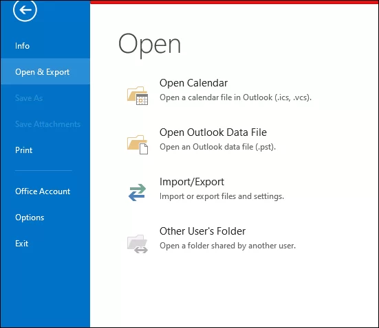 import pst to outlook