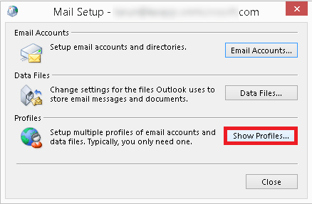 cannot expand the folder error message in outlook 2016