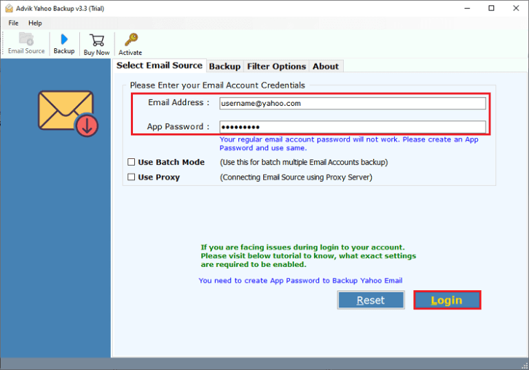 export yahoo email to pdf
