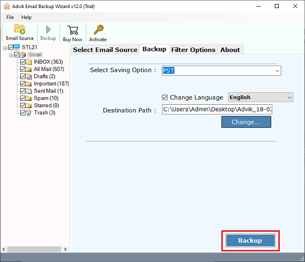 download imap emails to computer
