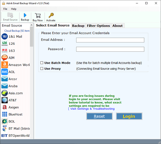 copy imap emails to local folder