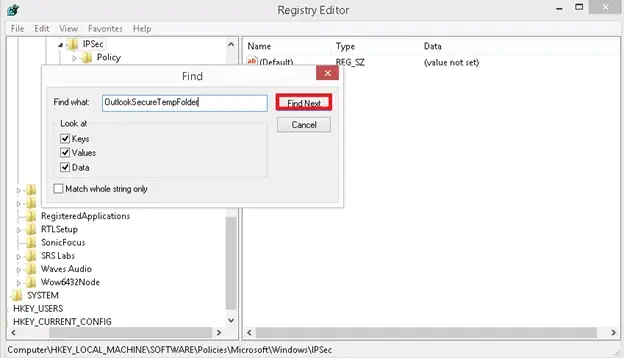 Outlook Attachment Not Opening on Double Click