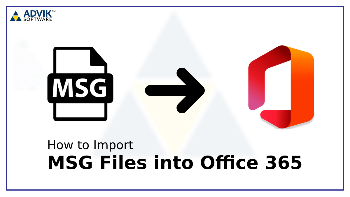 import msg files into office 365