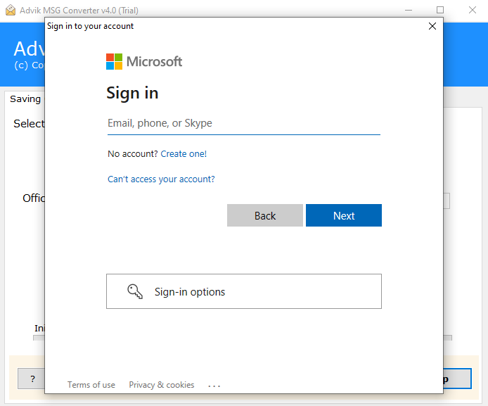 import MSG to Office 365