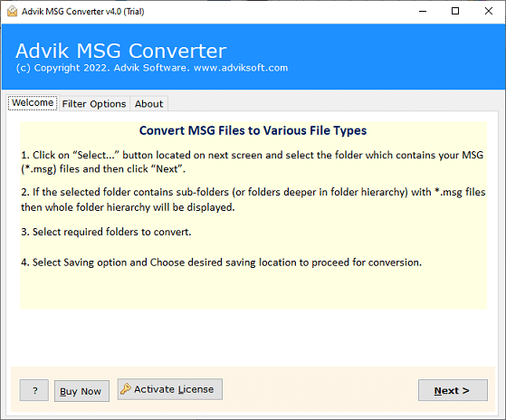 how do i open a .msg file in office 365