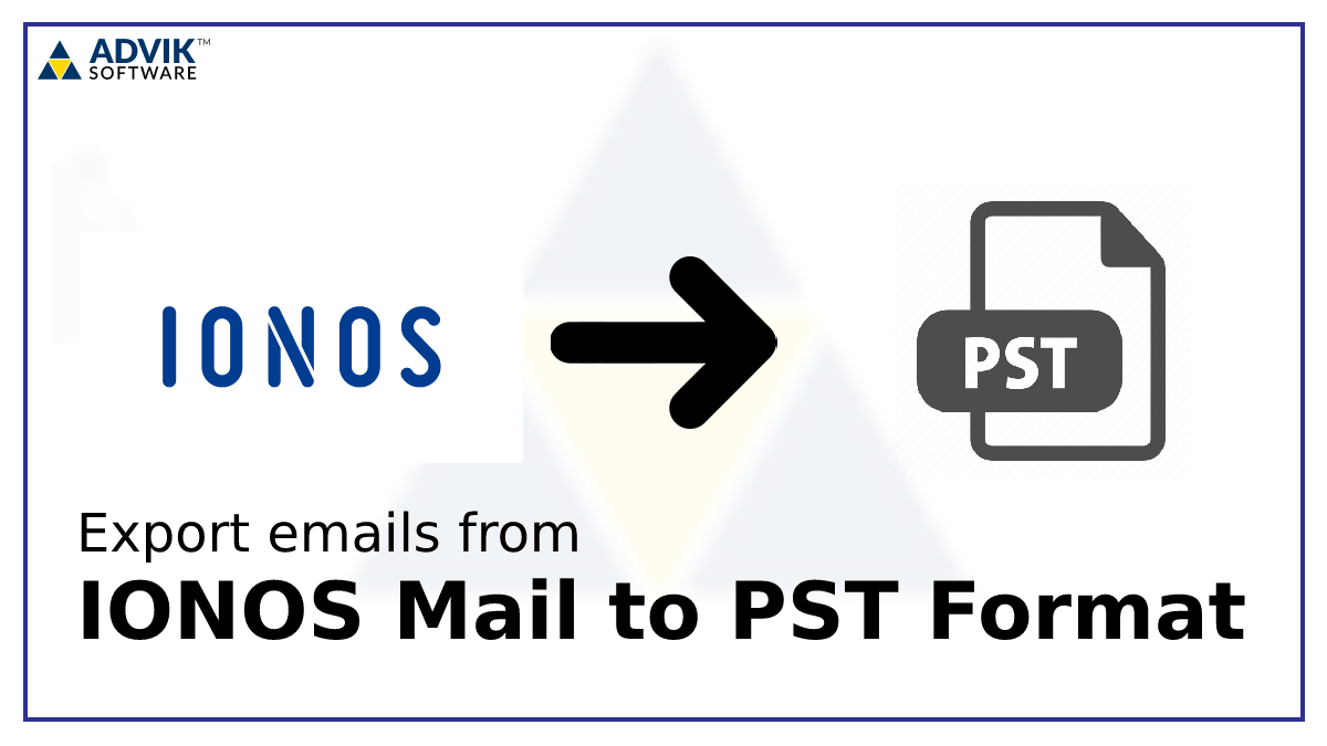 Export IONOS email to pst