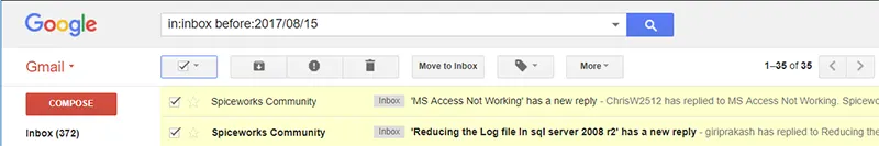 archive Gmail emails