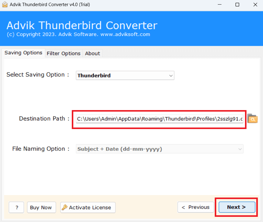 Transfer Thunderbird to New Computer in Windows 10/11