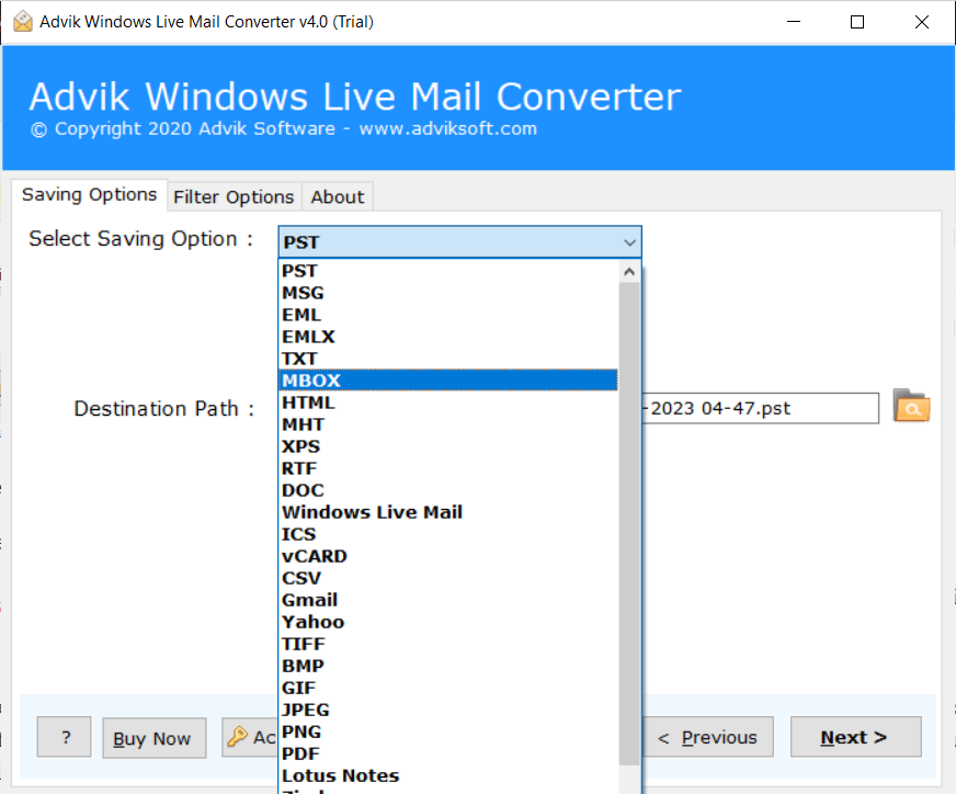 windows live mail to apple mail
