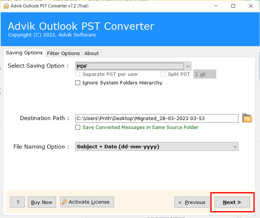 Export Outlook Calendar to PDF