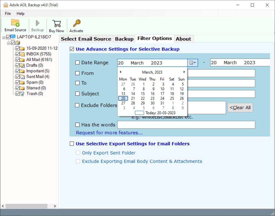 extract attachments from aol mail