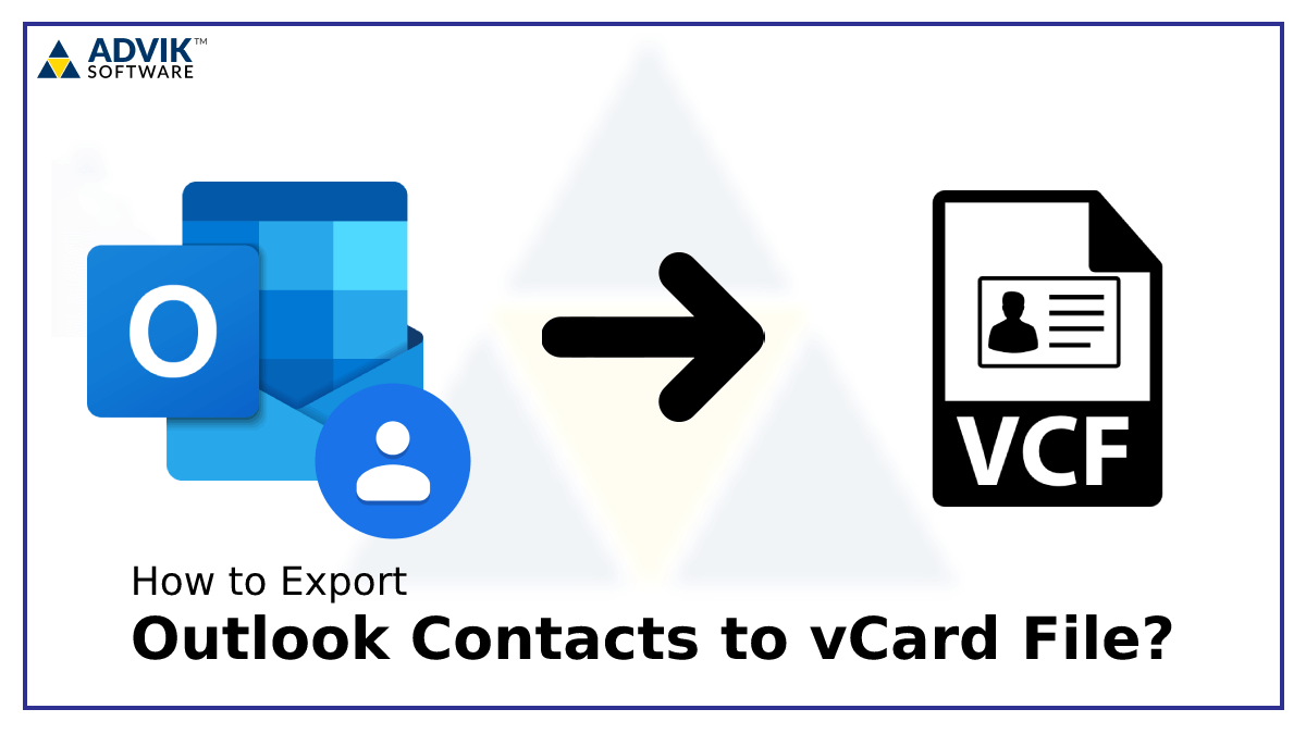 export outlook contacts to vcard