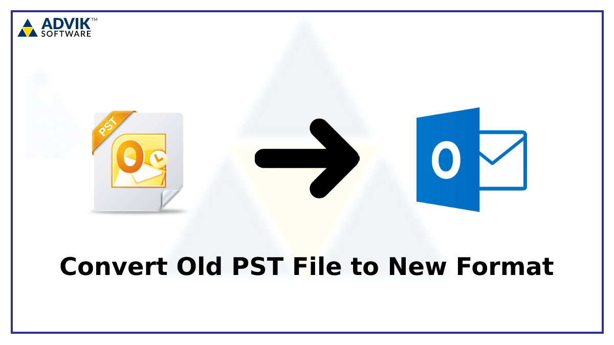 Convert Old PST file to New Format