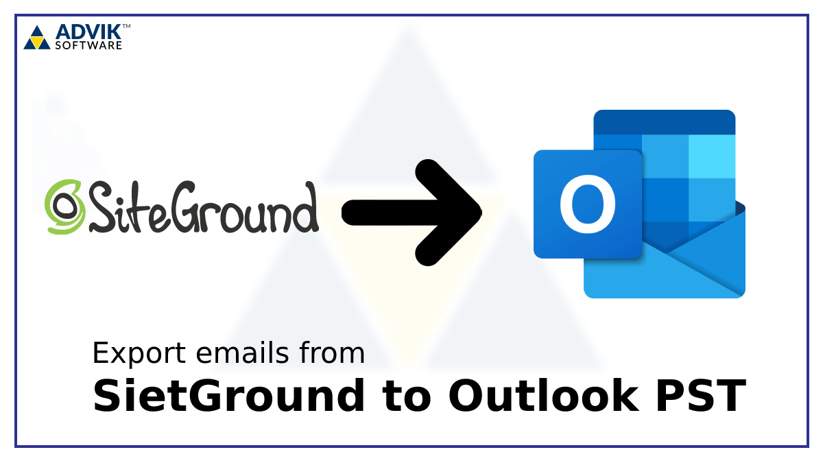 Export emails from SietGround to Outlook PST