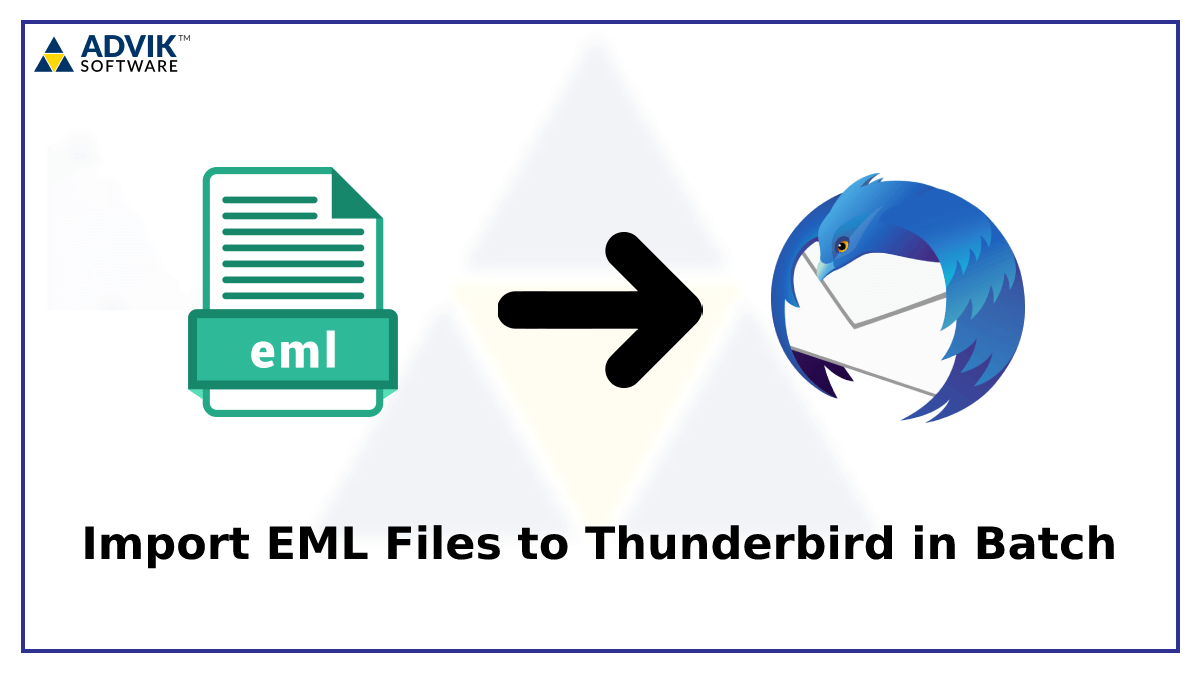 Import EML Files to Thunderbird in Batch?
