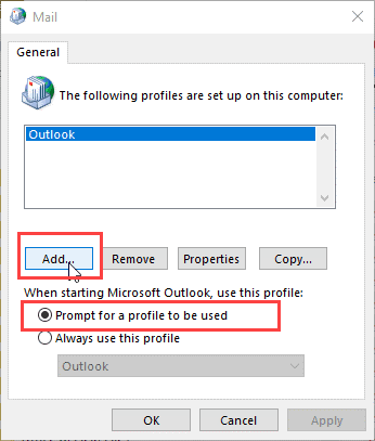 Fix Outlook Stuck on Loading Profile Even in Safe Mode