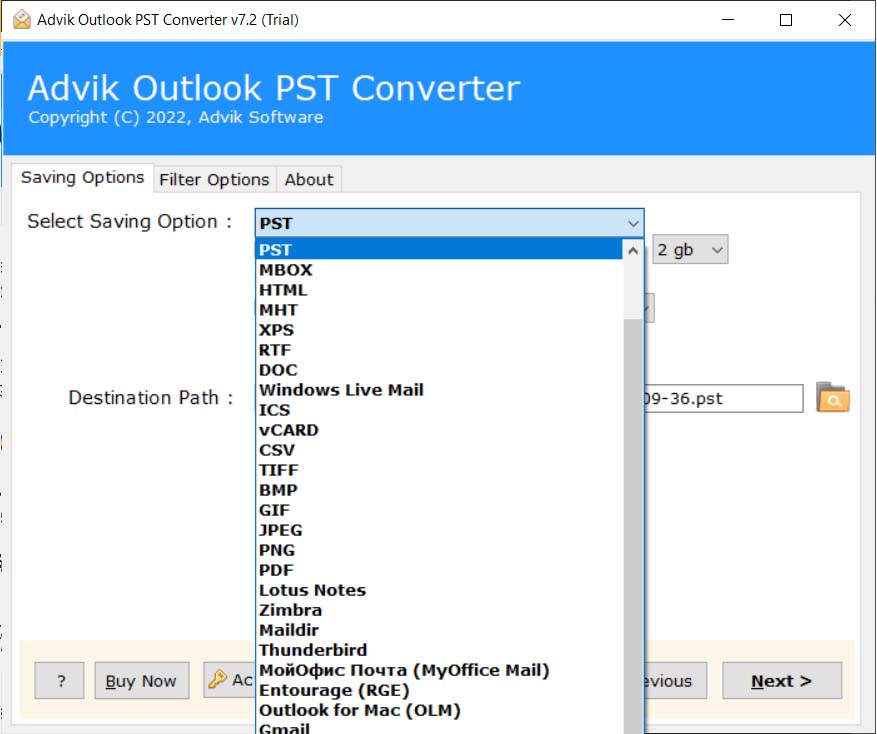 Fix Outlook Stuck using PST Converter