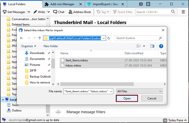 Migrate Opera Mail to Thunderbird Client