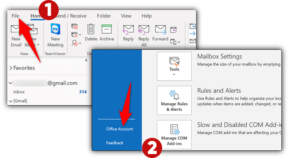 Outlook Email not Working