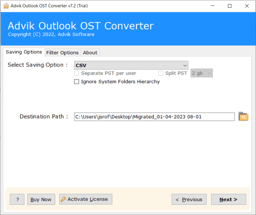 import outlook contacts to mailchimp