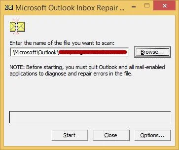 outlook is very slow and not responding