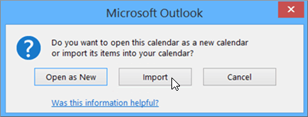  Import MSG Calendar to Outlook