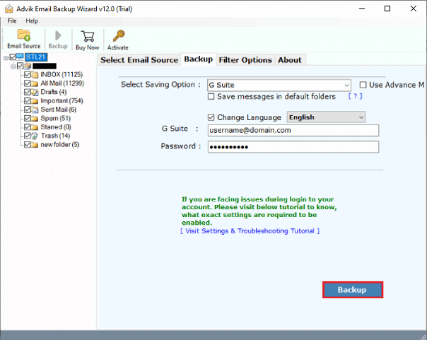 transfer Bluehost emails to Google Workspace