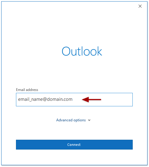 add verizon email in Outlook