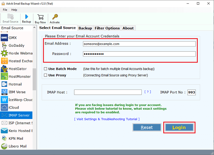 migrate 123 Reg email to Gmail account