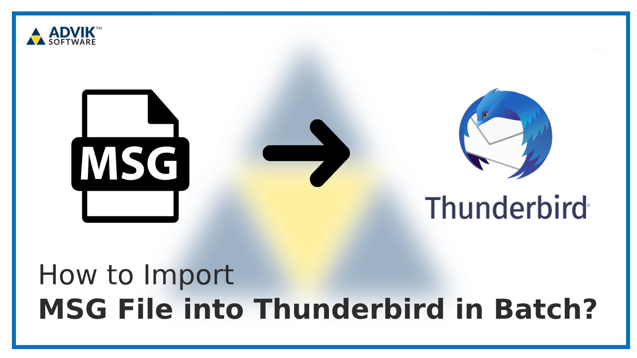 import msg files into thunderbird