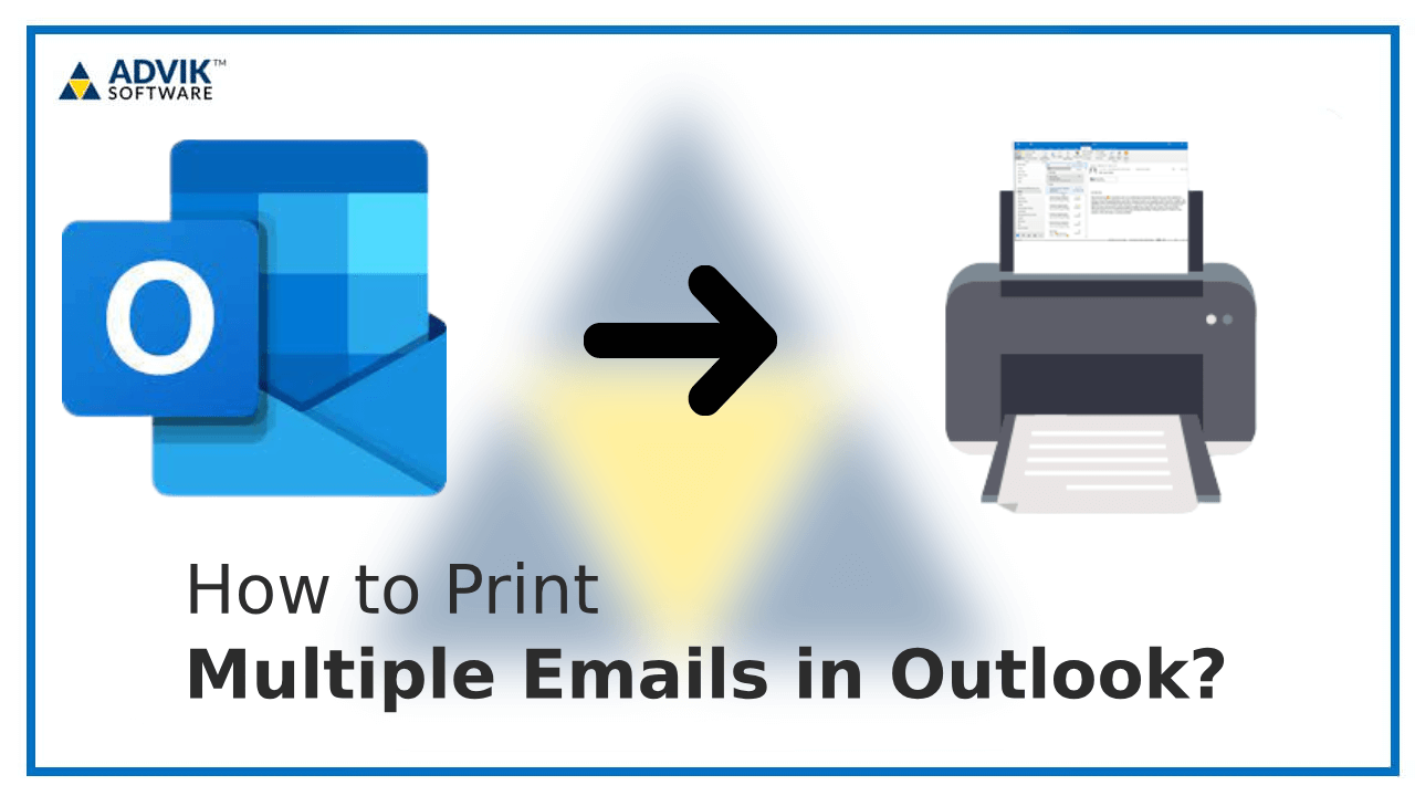 print multiple emails Outlook at once