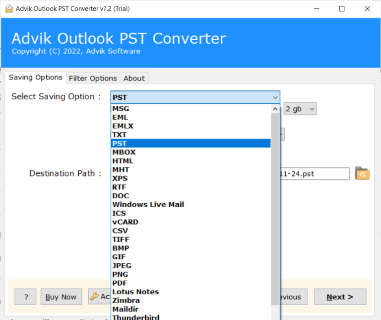 outlook pst file too large to open
