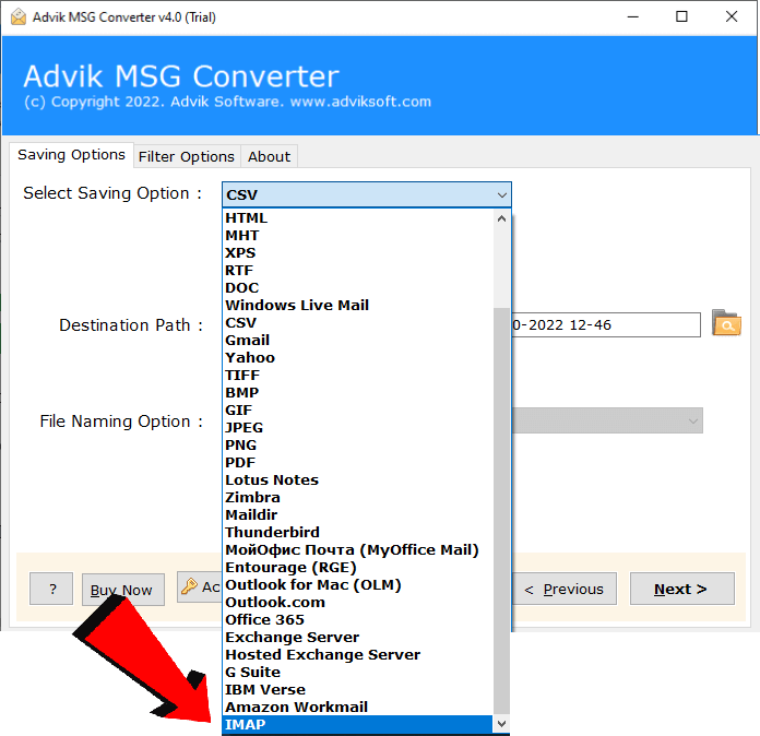 MSG Migration Tool