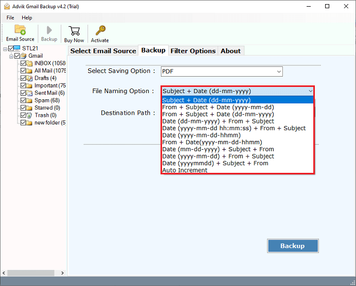 Convert Gmail to ZIP 