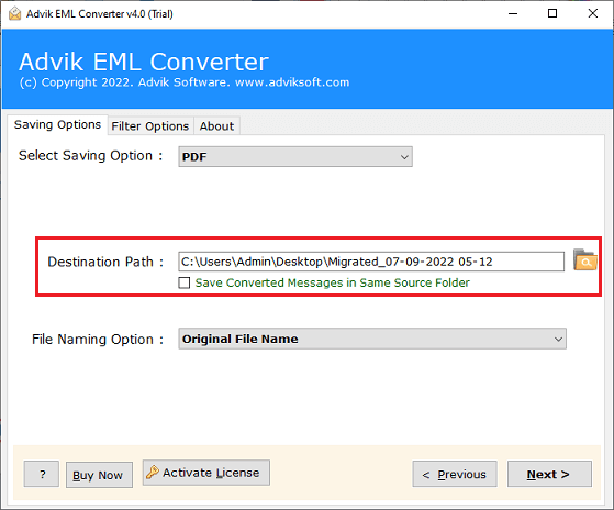 print multiple eml files