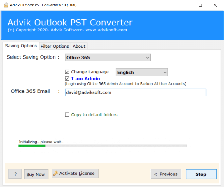 import pst to shared mailbox office 365