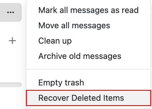 recover permanently deleted emails from godaddy