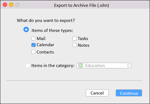 Backup Outlook for Mac Emails