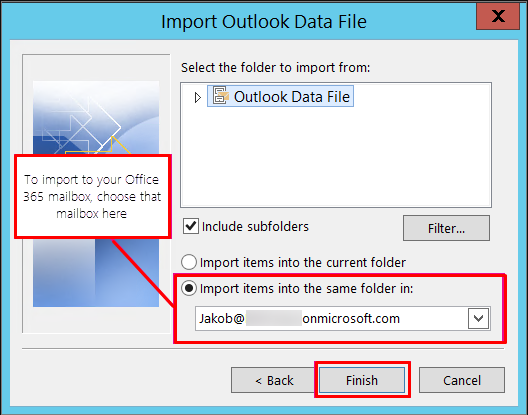 export mail from evolution to outlook