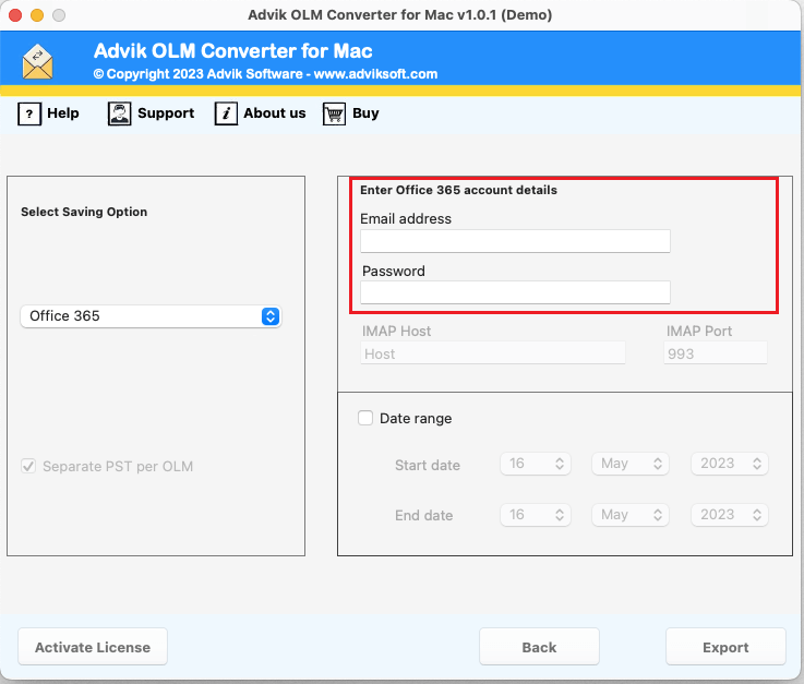 transfer outlook for mac to office 365