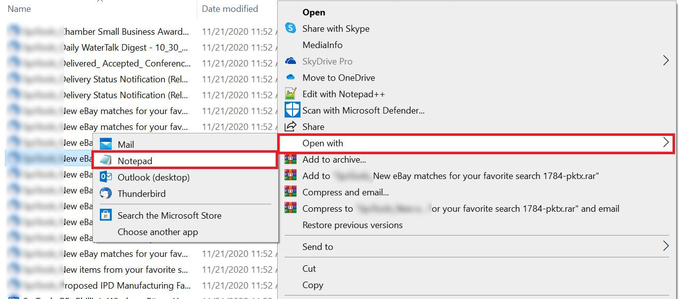 open eml file without outlook