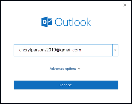 export gmail inbox folder using outlook