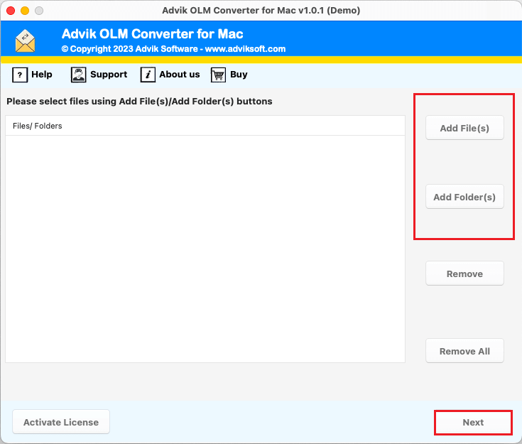 import olm to iCloud