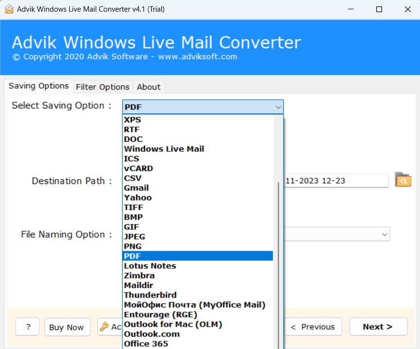print windows live mail emails